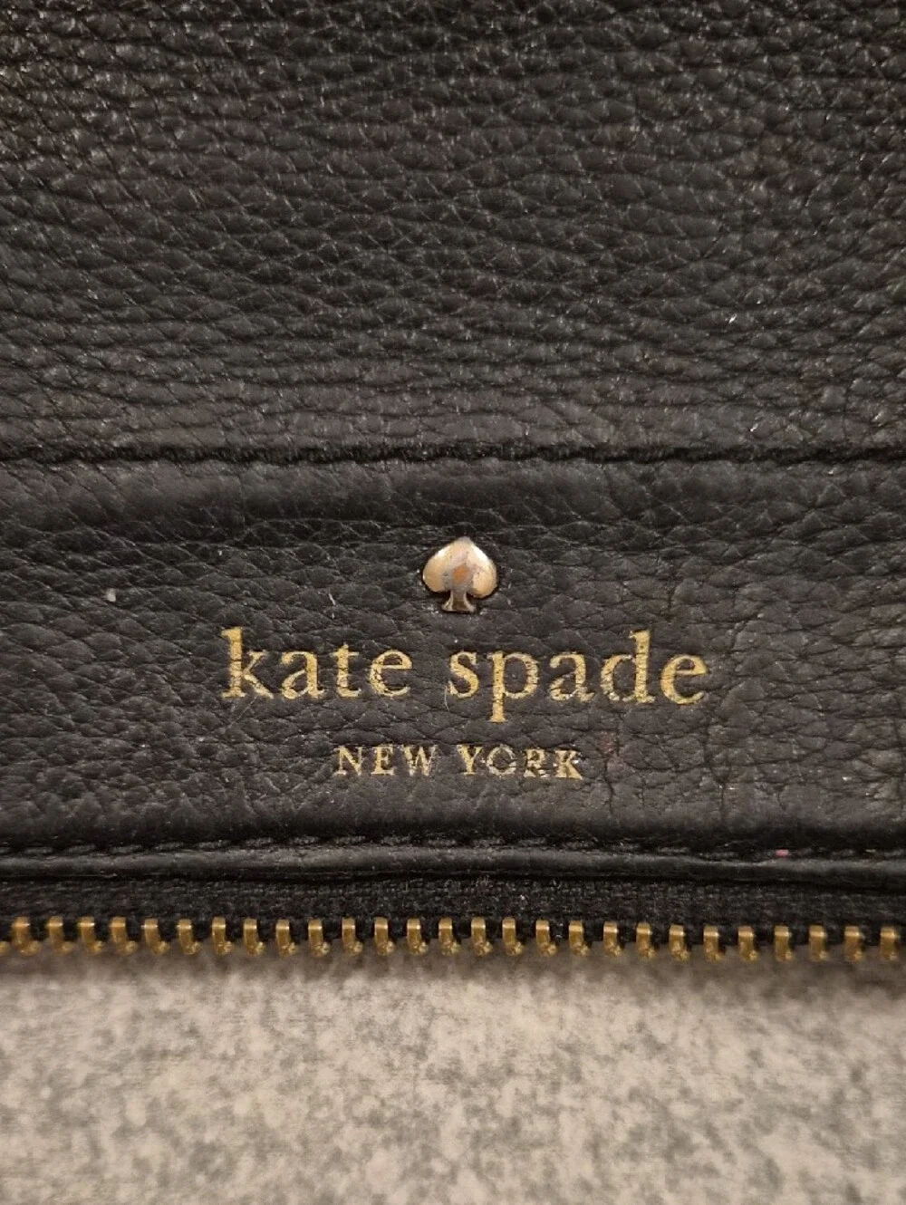 kate spade Black Pebbled Leather Crossbody Bag